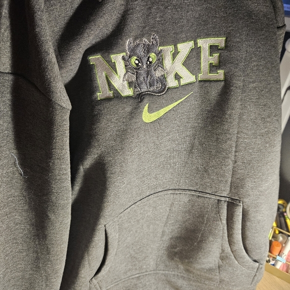 Embroidery custom matching hoodies - Picture 3 of 6